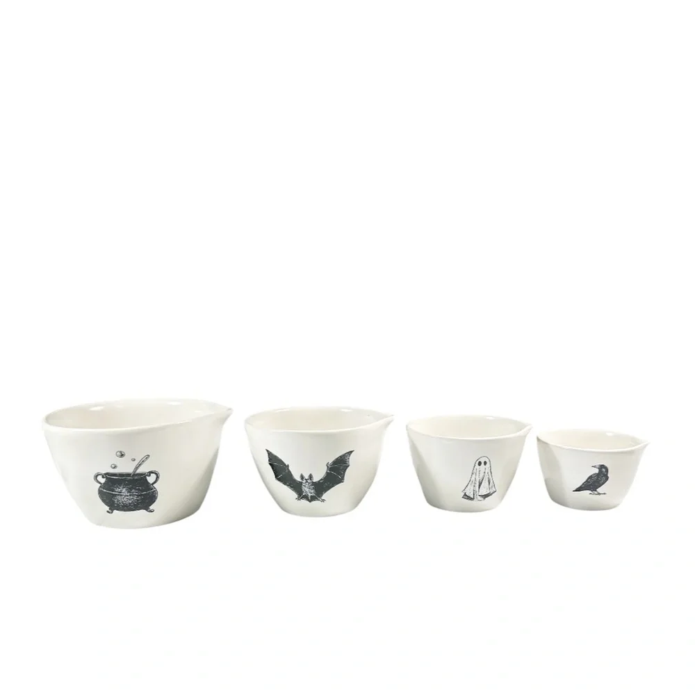 NEW Rae Dunn HALLOWEEN Measuring Cup Set/4 🎃🎃🎃